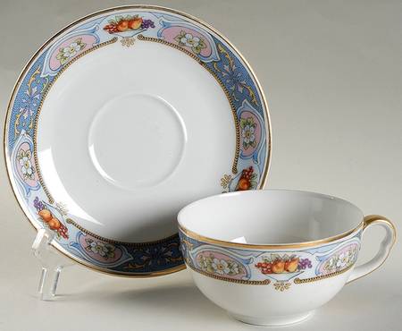Clementine Flat Cup & Saucer Set