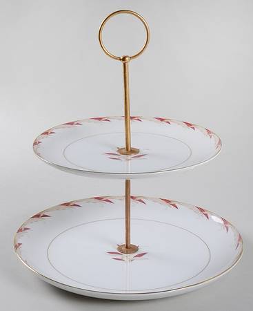 Cavalier 2 Tiered Serving Tray (Dinner & Salad Plate)