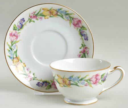 Primavera Footed Cup & Saucer Set by Citadel
