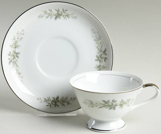 Langley Footed Cup & Saucer Set