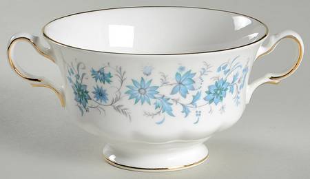 Braganza Footed Cream Soup Bowl