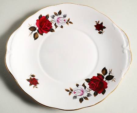 7906 Square Handled Cake Plate by Colclough