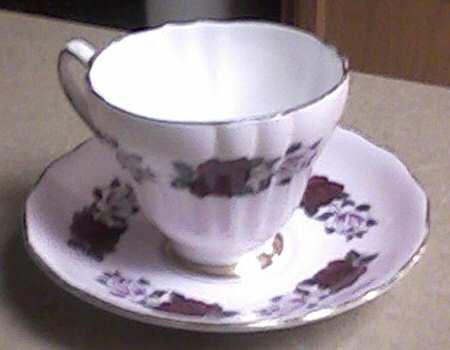7906 Footed Cup & Saucer Set