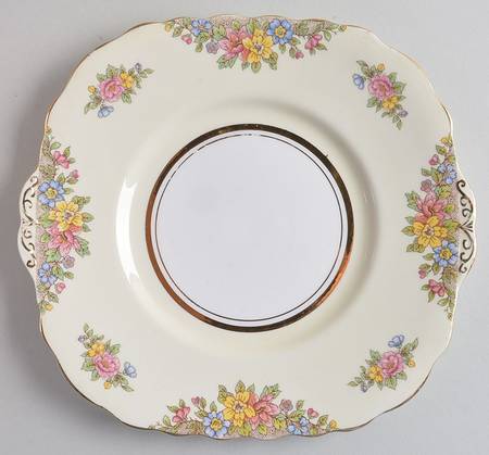 6461 Handled Cake Plate