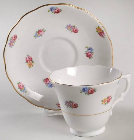 6453 Footed Cup & Saucer Set