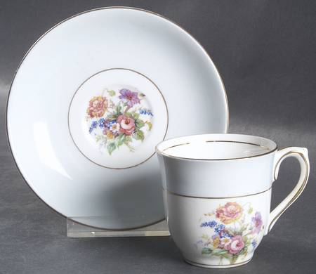 CLC6 Flat Demitasse Cup & Saucer Set
