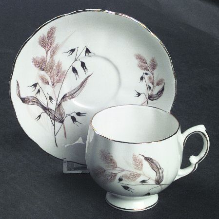 Harvest Footed Cup & Saucer Set