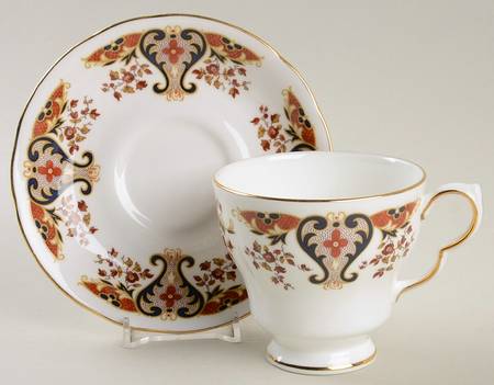 Royale Footed Cup & Saucer Set