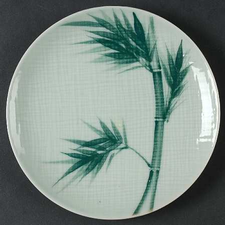 Bamboo (No Gold) Bread & Butter Plate
