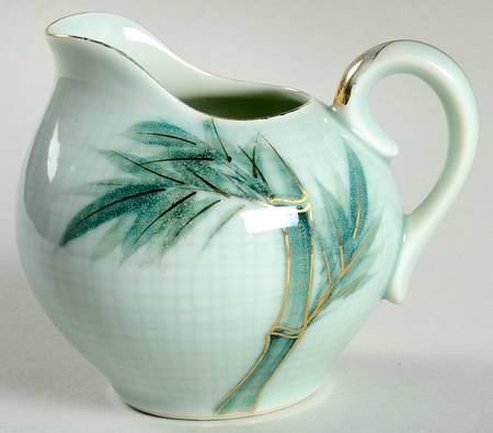 Bamboo (Gold Trim) Creamer