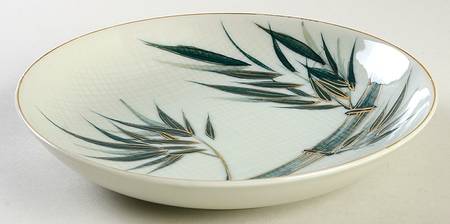 Bamboo (Gold Trim) Coupe Soup Bowl