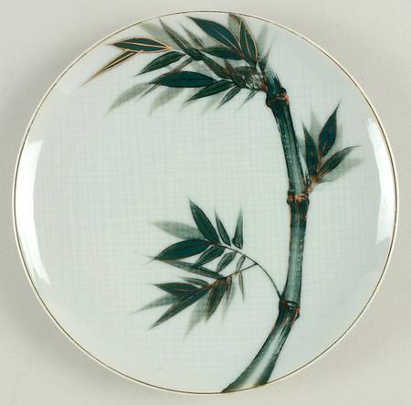 Bamboo (Gold Trim) Salad Plate