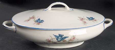Bluebird Oval Covered Vegetable
