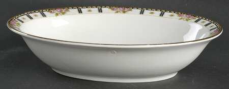 Bridal 9" Oval Vegetable Bowl