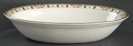Bridal 9" Oval Vegetable Bowl