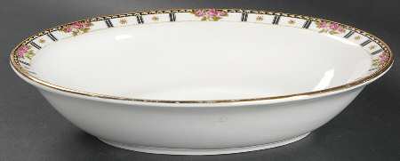 Bridal 10" Oval Vegetable Bowl