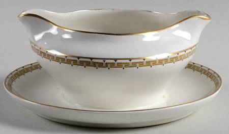 CLE4 Gravy Boat with Attached Underplate