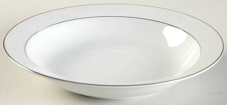 Victorian Rose Rim Soup Bowl