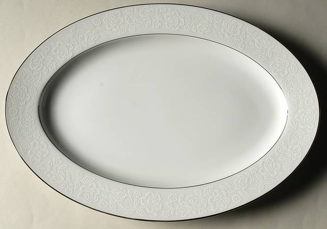 Victorian Rose 14" Oval Serving Platter