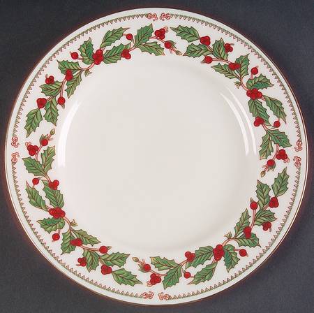 Ivory Holly (China) Salad Plate