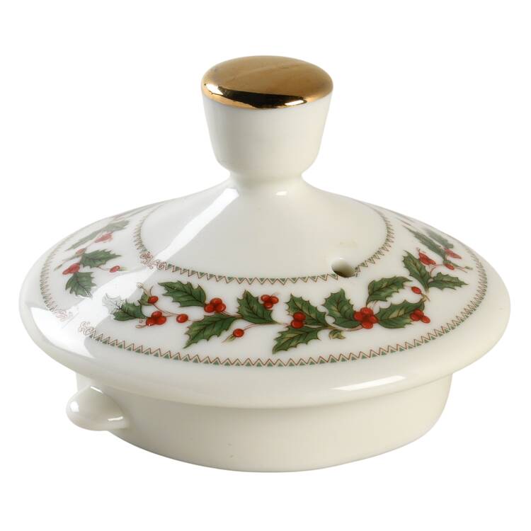 Ivory Holly (China) Lid for Teapot