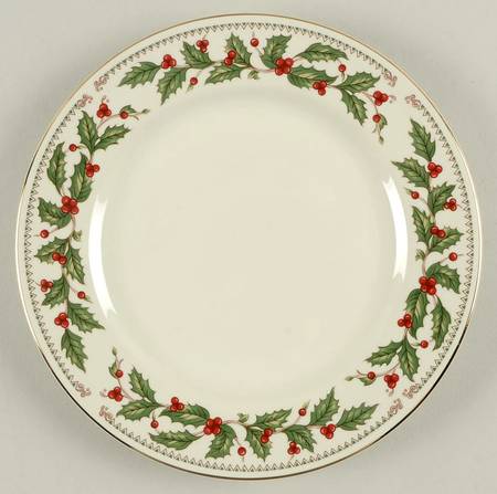 Ivory Holly (China) Salad Plate