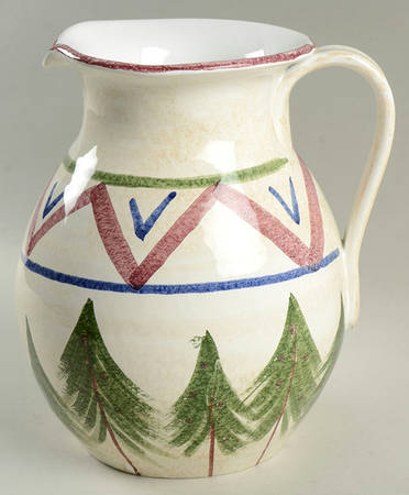 Log Cabin Christmas 120 Oz Pitcher