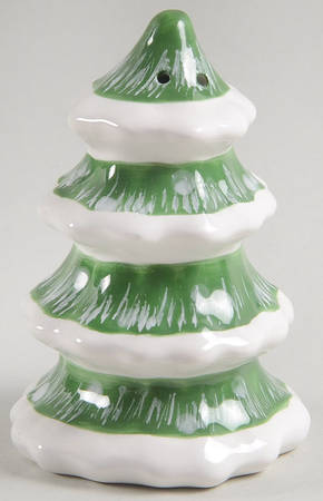 Log Cabin Christmas Figural Pepper Shaker