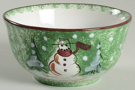 Log Cabin Christmas Soup/Cereal Bowl