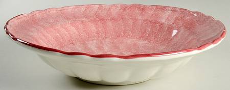 Log Cabin Christmas 14" Pasta Serving Bowl