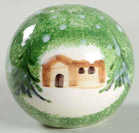 Log Cabin Christmas Salt Shaker