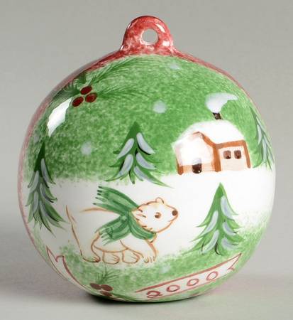 Log Cabin Christmas 2000 Annual Ornament