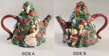 O'Tannenbaum Figural Teapot & Lid