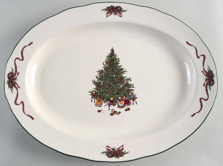 O'Tannenbaum 18" Oval Serving Platter