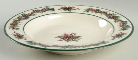 O'Tannenbaum Large Rim Soup Bowl