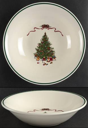 O'Tannenbaum 9" Round Vegetable Bowl