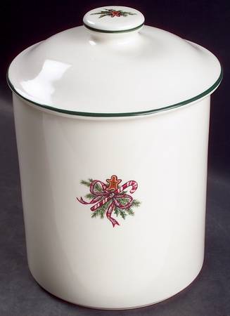 O'Tannenbaum Cookie Jar & Lid