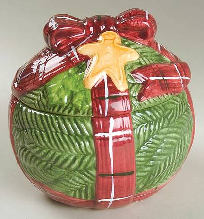 O'Tannenbaum Sculpted Sugar Bowl & Lid