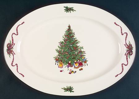 O'Tannenbaum 16" Oval Serving Platter