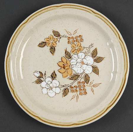 Autumn Blossom Bread & Butter Plate