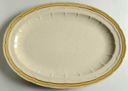 Desert Winds 15" Oval Serving Platter by Crown Manor