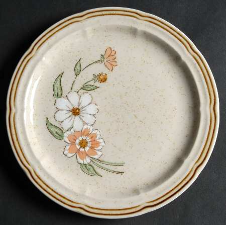 Springtime Daisy Bread & Butter Plate