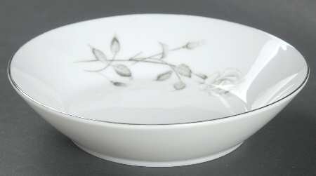 Silver Rose Fruit/Dessert (Sauce) Bowl
