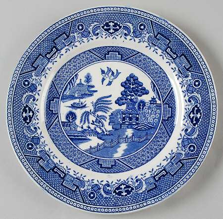 Blue Willow  Salad Plate