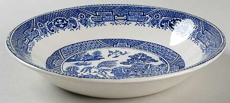 Blue Willow  Coupe Soup Bowl