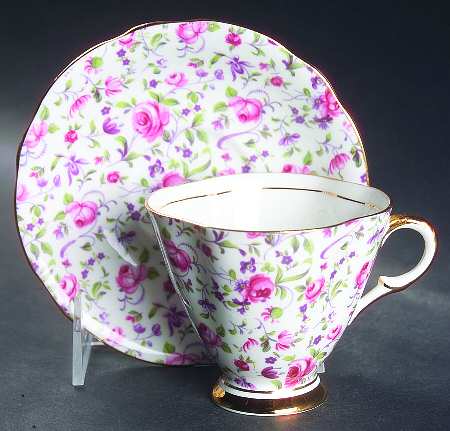 CN1 (England) Footed Cup & Saucer Set