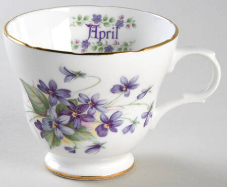 Flower of The Month Footed Cup