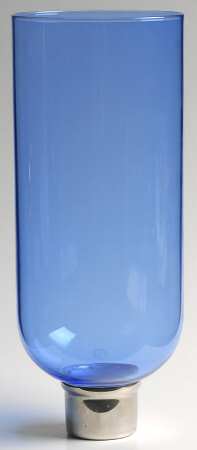 Orsay Cobalt Blue Hurricane Lamp, Globe Only
