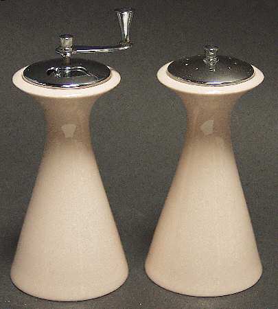 Coupe Off White Salt & Pepper Mill Set