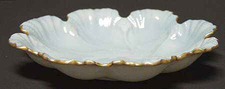 Leaf Collection Gold Trim Small Leaf Dish